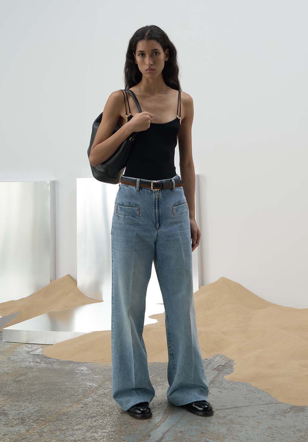 フランス発 セレカジ 春秋コーデ♪ Sandro レザージャケット Spring-Summer 25 lookbook | Sandro
